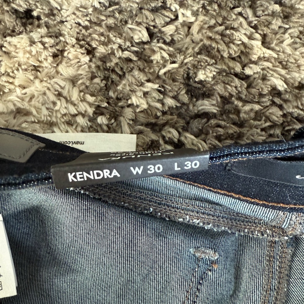 Mavi “Kendra” High-Rise Straight Leg Jeans – Size 30/30 | Brand New with Tags - Picture 4 of 5